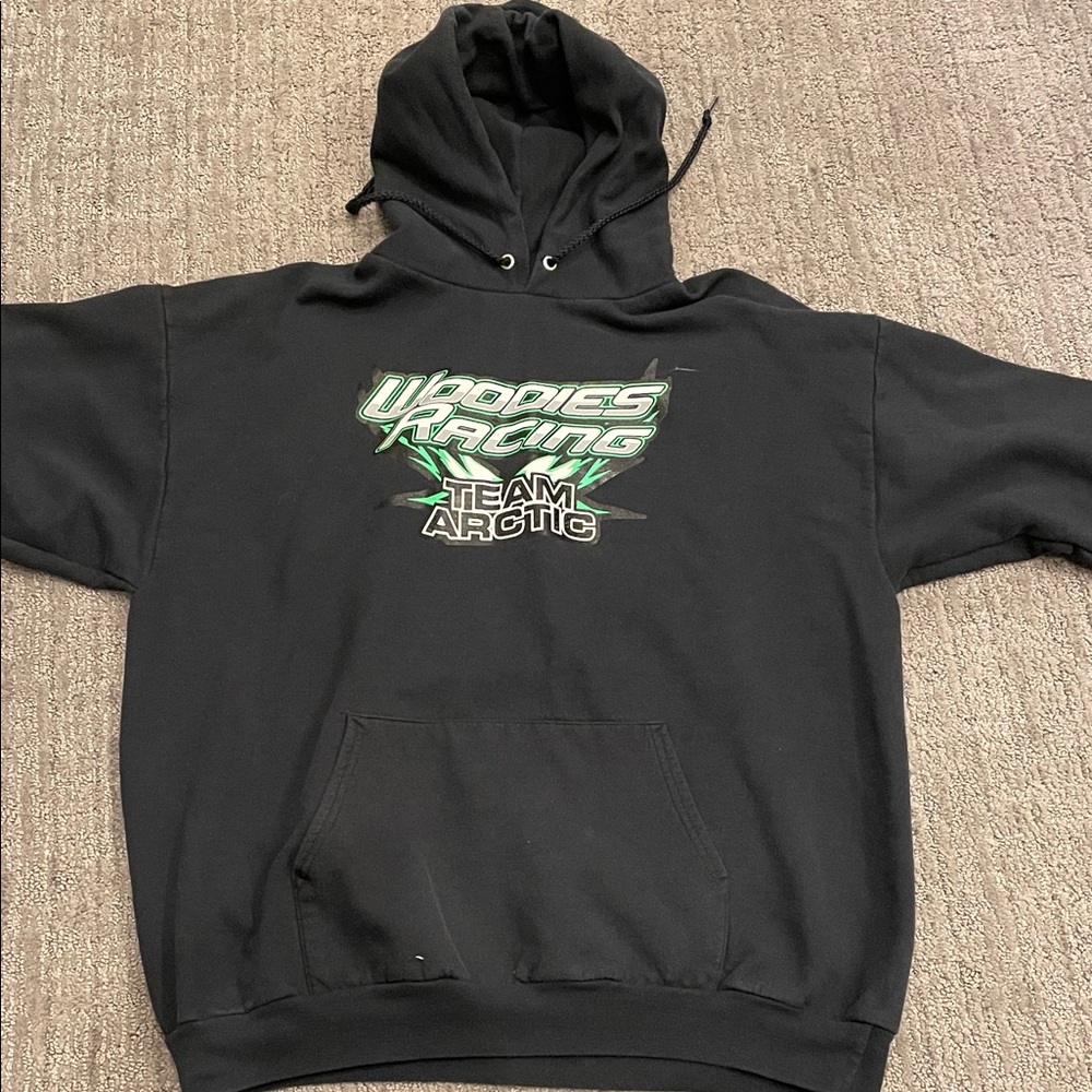 Woodies Racing Team Arctic Black Hoodie